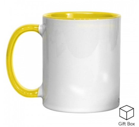 X 11oz Coloured Inner & Handle Mugs