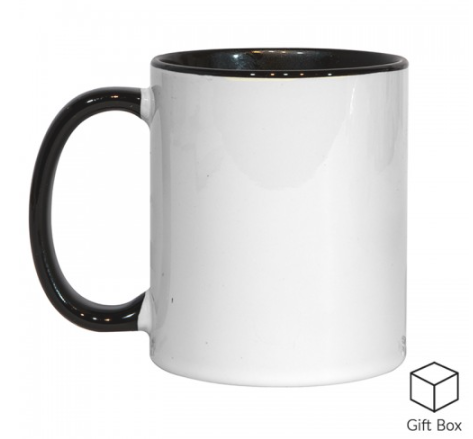 X 11oz Coloured Inner & Handle Mugs