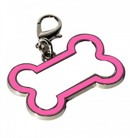 Dog Tags - Pink / Blue / Black